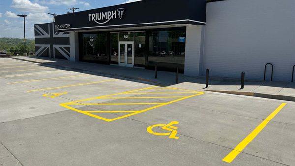 Image of ADA Parking Compliance by G-FORCE Kansas City MO