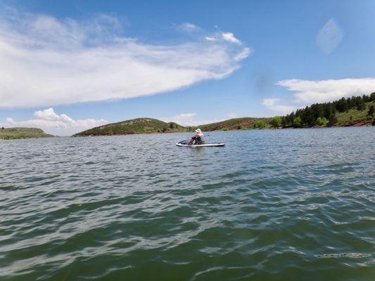 Paddle Board At The Comedy Overlook