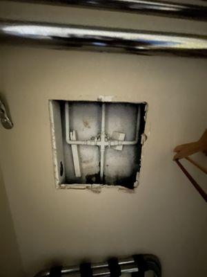 Missing panel open water lines