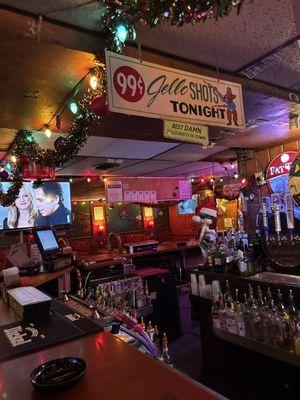 Sitting at the bar