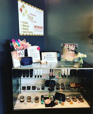 Hurry! While supplies last. All makeup 15% off the month of April!!Also a free makeup bag with $50 purchase!! #premierespaessentials