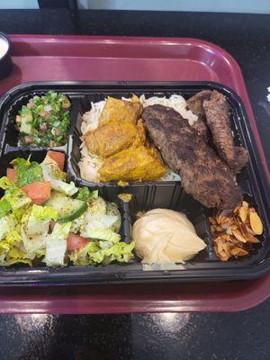 About to try a 3 meat plate