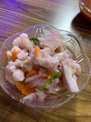 Pickled cauliflower