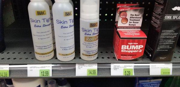 4/25/21 Prices are rising on the Skin Tight Roll-On. Stinks, but works wonders.