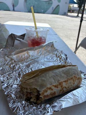 California burrito was huge.