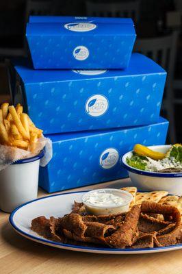 Big Plate - Traditional Gyro, Greek Salad, Oregano Fries