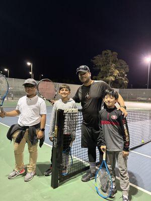 Tennis lessons for all ages!