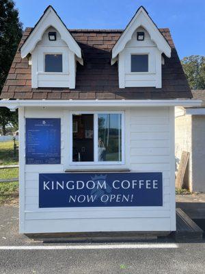 Drive thru coffee shop