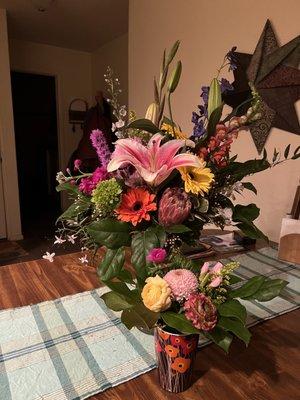 Beautiful Anniversary bouquet of flowers