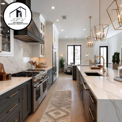Upgrade your Orlando home with expert kitchen remodeling - countertops, lighting, and functional design by APW Pro.