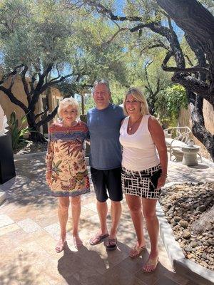 Auberge was an excellent lunch! Thanks for your driving, experience, expertise and Planning, Holden!