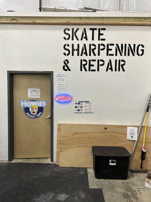 Yuri's shop inside Gary Force Acura Arena