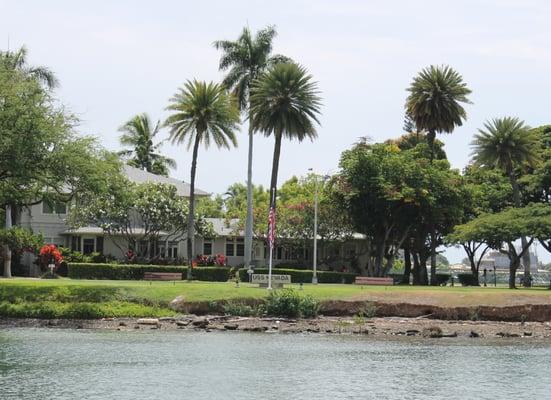 Nevada as seen from Pearl Harbor barge tour.