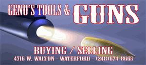 Geno's tools N guns is rapidly growning in the firearm and tool business, come check out our new and used gun prices