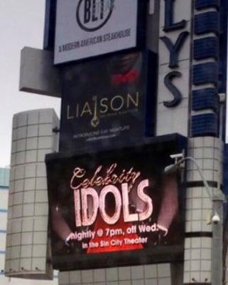 Song and dance review starring Billy Hufsey; dark Wednesdays