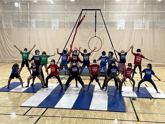 Pyramids with our Saturday class!