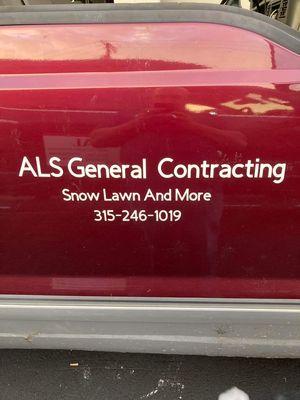 ALS General Contracting Snow Lawn and More
