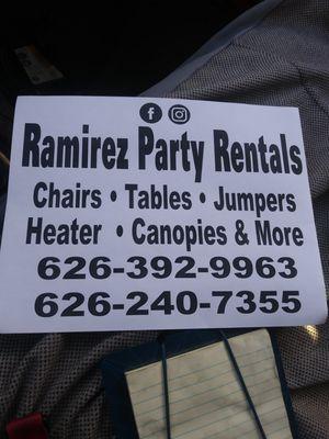 Ramirez Party Rentals