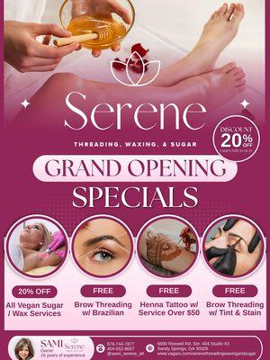 Grand opening special!