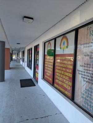 outside of the business