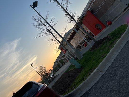 Target entrance