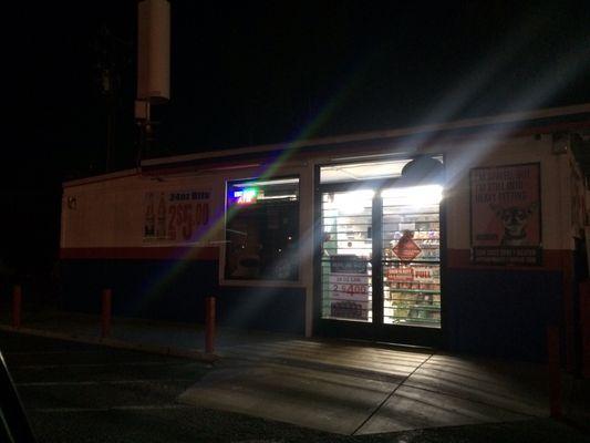 Mini market open 6A-10P.