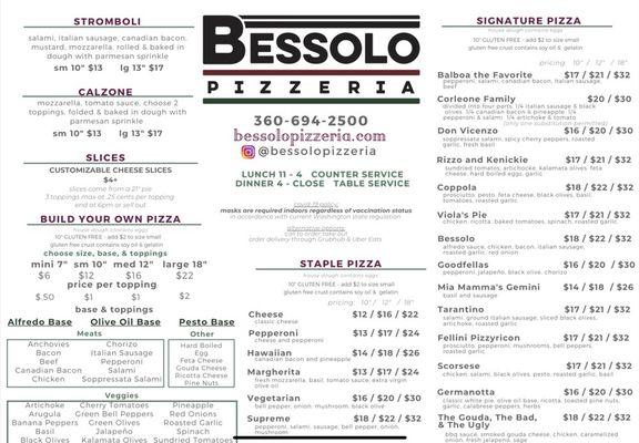 Menu (page 1 of 2)