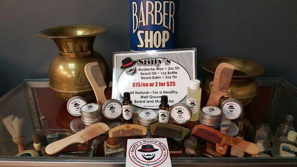 Stiffys Beard Products Call Ledford's Barber Shop at The College Square Mall 423-307-8327