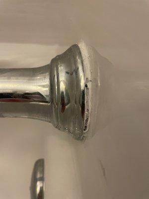 Tub spout all loose and bad caulking