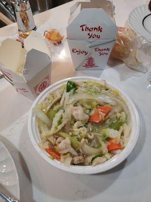 Chinese to Go tonight. Chicken Chop Suey