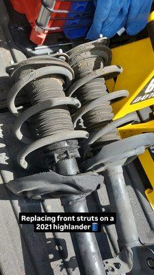 If your car's shocks are leaking or ride is feeling rough/bouncy, have your struts serviced ASAP! Contact us today for a replacement quote!