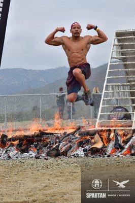 Gotta love the Indian reservation race venue. We finally get the fire jump at the end.