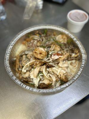 Texas rice. Highly recommended by us. I eat all the food, thank you