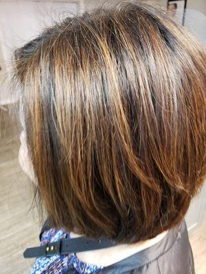 Glamorous Vegas haircut!