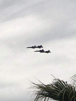 Blue Angels right overhead