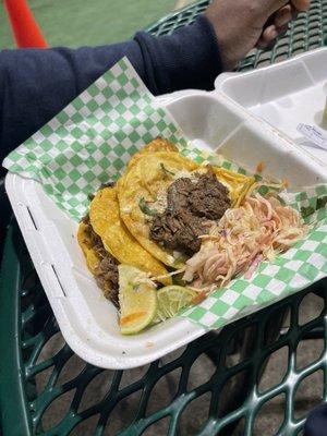 Beef tacos
