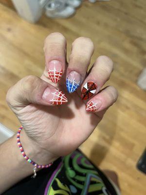 Spider-man Nails