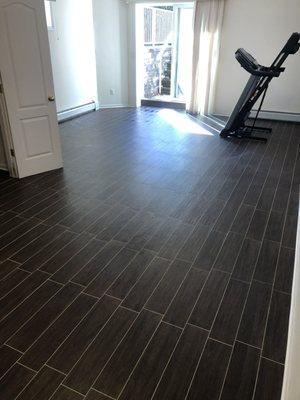 Basement floor tile
