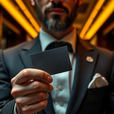 Carbon Fiber Business Cards