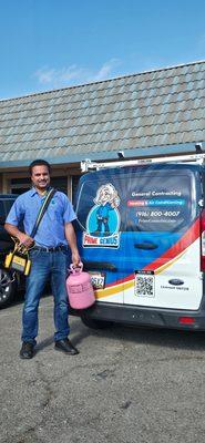 Prime Genius Heating and Air is at your service.