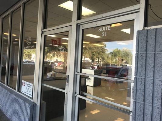 We are located in Suite 31