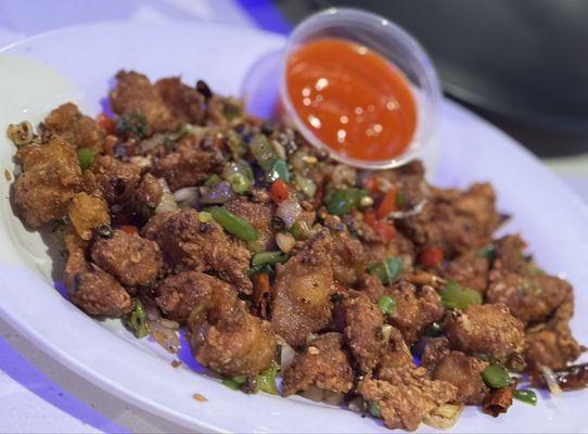 Fried chicken knuckles