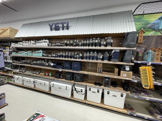 Yeti display.