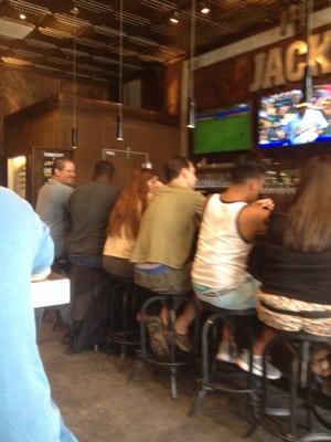 Great beer and food! Close to the bike path :)