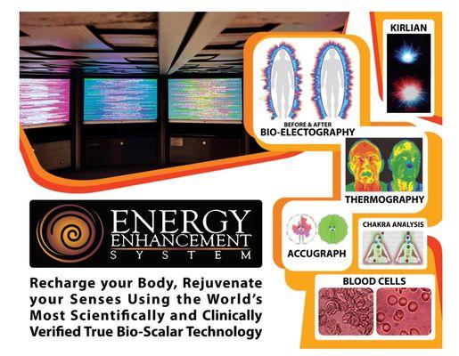 Recharge your body, Rejuvenate your senses using the worlds most scientifically/clinically verified True BioScalar Technology