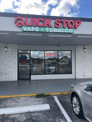 Entrance of the store