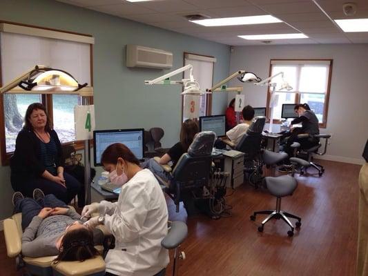 Here are some of our staff hard at work.