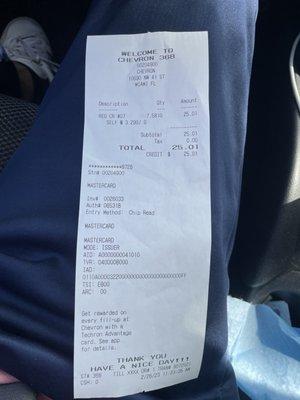 I have attached a receipt to prove the time, date and place and I am sure that many customers of the same time have the same complaint