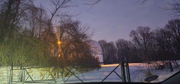 Gate closed after a long winding road