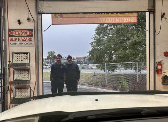 Aaron and Mike, managers